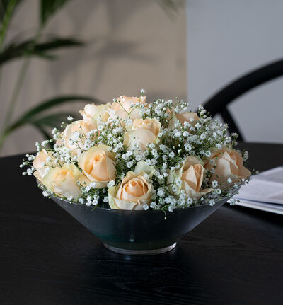 Fersken rosedekorasjon Fersken rosedekorasjon